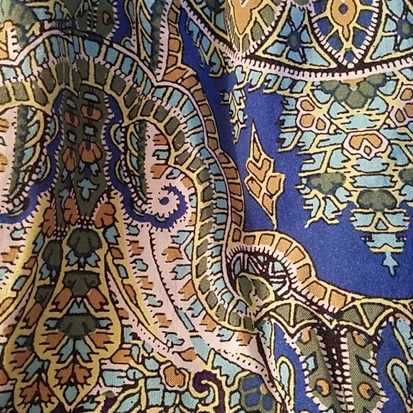 Print dress with elastic waist - Picture 4 of 5